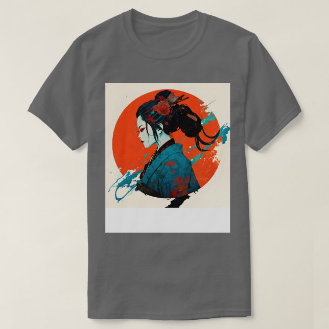Surreal Geisha 4 T Shirt (Design framsida)