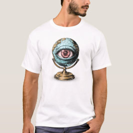 Surreal Globe Vision - Uppfattningens Öga T Shirt