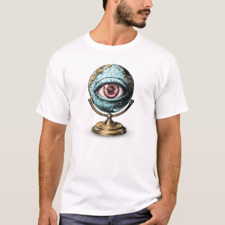 Surreal Globe Vision - Uppfattningens Öga T Shirt