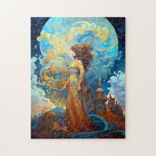 Surreal Goddes Queen Fantasy Art Pussel