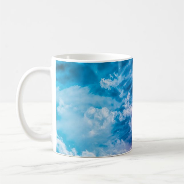 Surreal himlar, drömmande abstrakt konst. kaffemugg (Vänster)