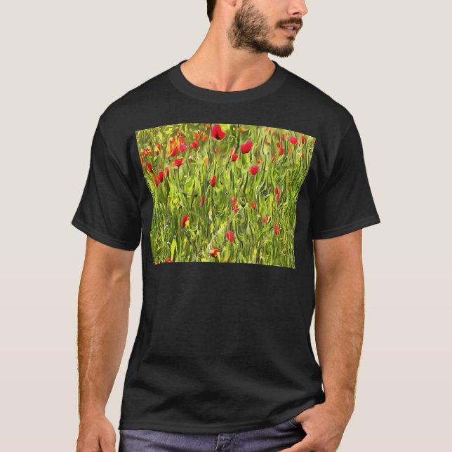 Surreal Hypnotis-poppies Tröja (Framsida)