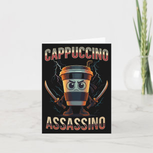 Surreal italiensk hjärnröta cappuccino Ino rolig m Kort