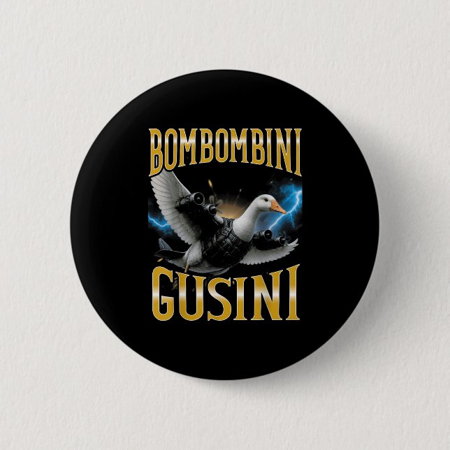 Surreal Italy Brainrot Meme Bombombini Gusini Fu Knapp (Framsida)