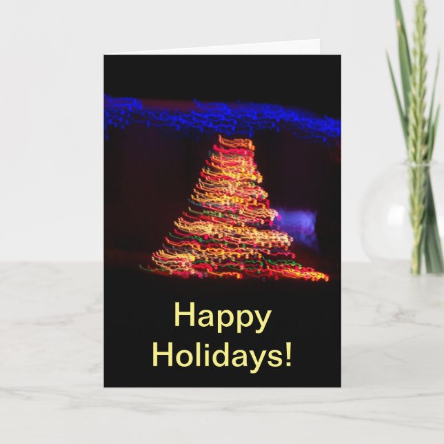 Surreal Julgran ljus Kort (Framsida)