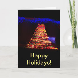 Surreal Julgran ljus Kort