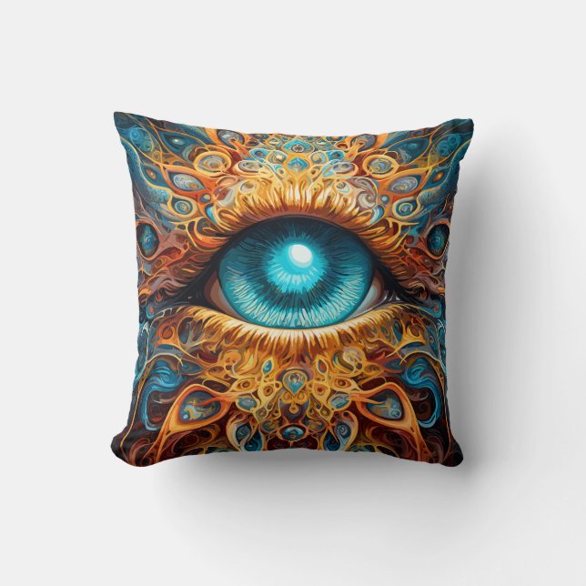 Surreal Kaleidoscope Kudde (Framsida)