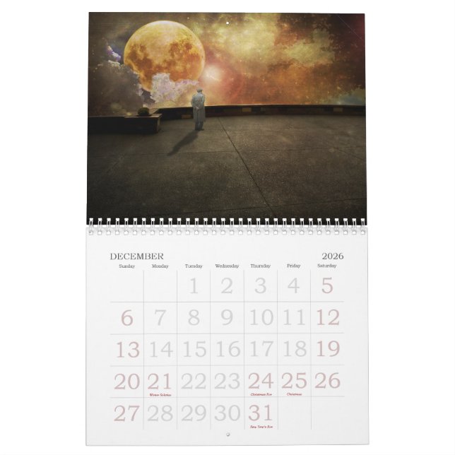 Surreal kalender (Dec 2026)