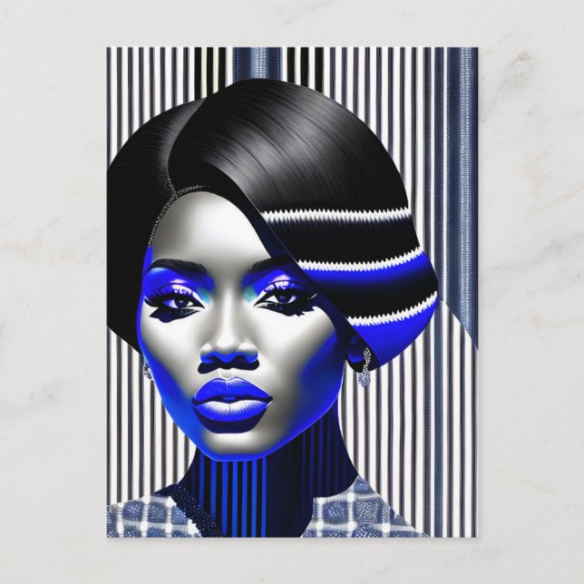 Surreal kvinna vykort (Framsida)