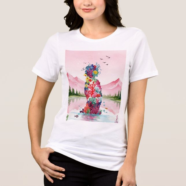 Surreal landscape t shirt (Framsida)