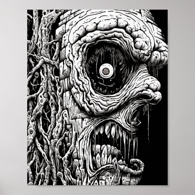 Surreal mardröm-monosterkvadrat mellan Vice - Poster (Framsidan)