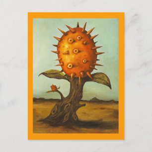 Surreal Melon Träd Vykort