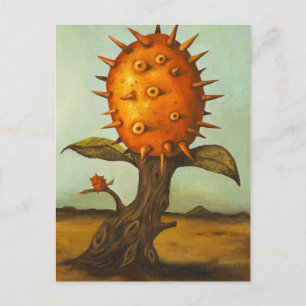 Surreal Melon Träd Vykort