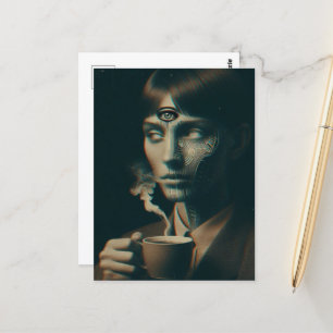 Surreal Morgonkaffe Vykort