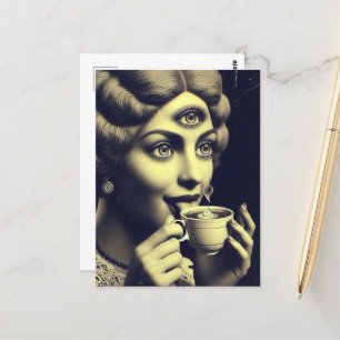 Surreal Morgonkaffe Vykort