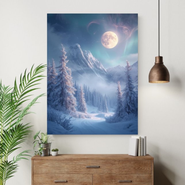 Surreal Mystical Enchanted Winter Dreamscape Poster (Skapare uppladdad)