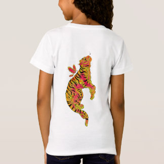 Surreal Neon Tiger T Shirt