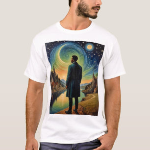 Surreal Night Himmel Visionary Art Aesthetic T-Shi T Shirt