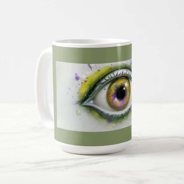 Surreal öga kaffemugg (Framsida vänster)