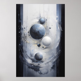 Surreal omloppsmask poster