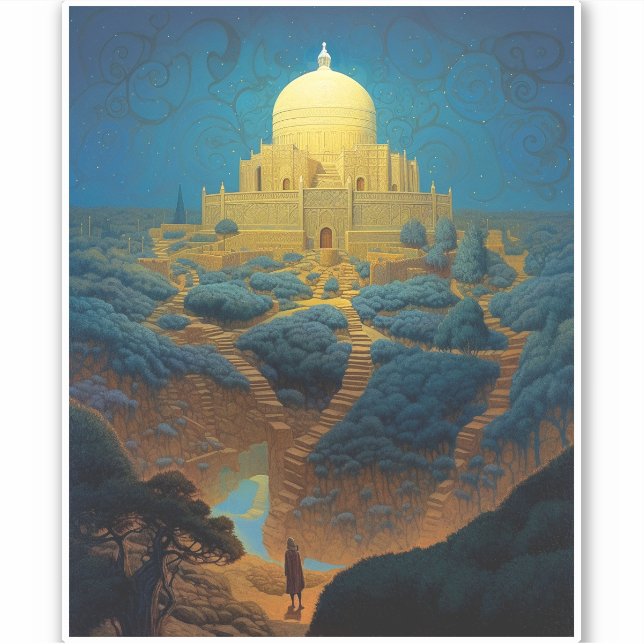 Surreal Palace liggande Klistermärken (Framsida)