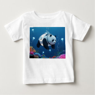 Surreal pandubåt som utforskar bioluminescerande R T Shirt