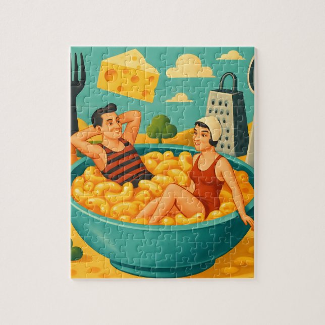 Surreal par Simmor i en Cheesy Noodles Bowl Pussel (Vertikal)