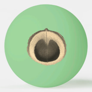 Surreal Peacock Öga Ping Pong Boll