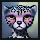 Surreal Pop Rosa Cheetah Poster<br><div class="desc">Surreal Pop Rosa Cheetah</div>