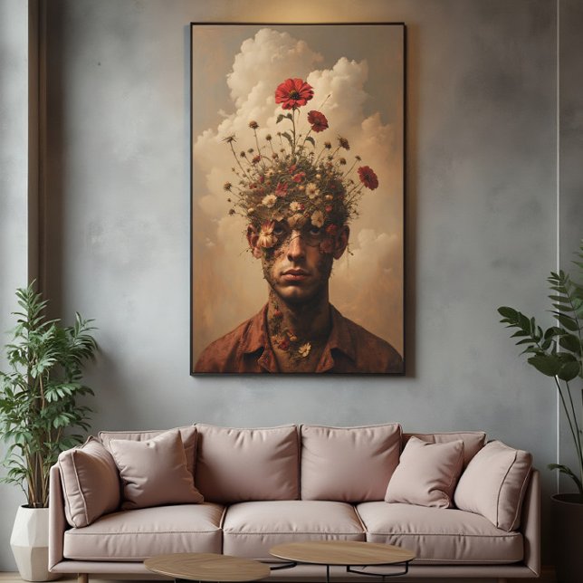 Surreal porträttbild från Mind Garden Poster (Skapare uppladdad)