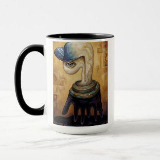 Surreal Porträttspiral Mugg