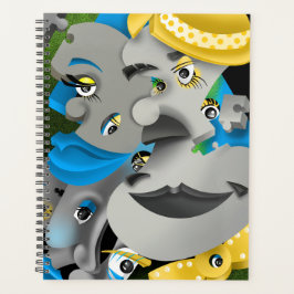 Surreal Puzzle Ansikte Planner