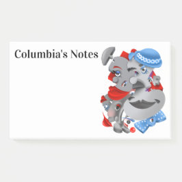 Surreal Puzzle Ansikte Post-it-Notes Post-it Block