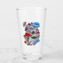 Surreal Puzzle Ansikte Tumbler