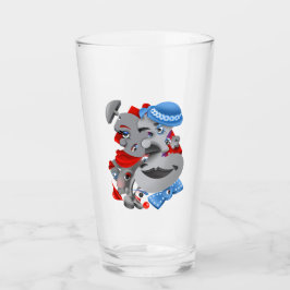 Surreal Puzzle Ansikte Tumbler Glaskopp