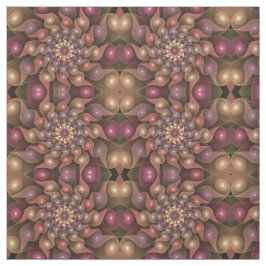Surreal Shiny Flower Modern Abstrakt Fractal Art Tyg