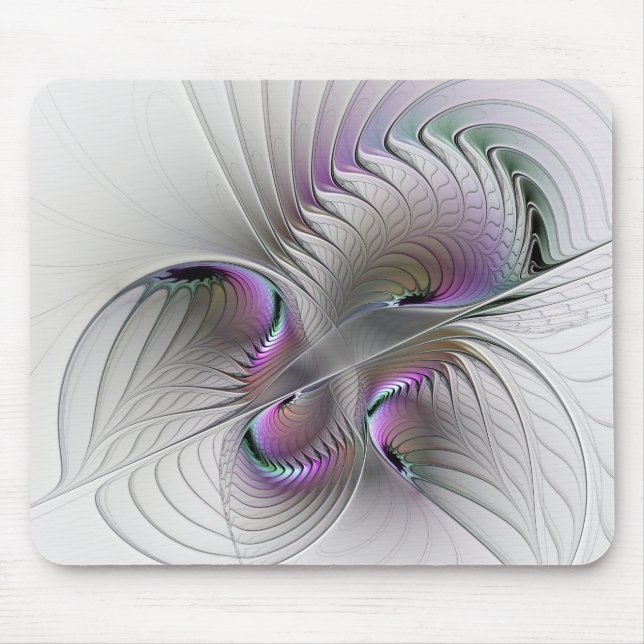 Surreal Shy Beauty Modern Abstrakt Fractal Art Musmatta (Framsidan)
