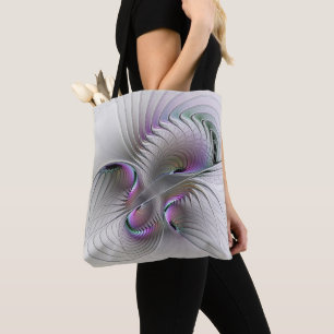 Surreal Shy Beauty Modern Abstrakt Fractal Art Tygkasse