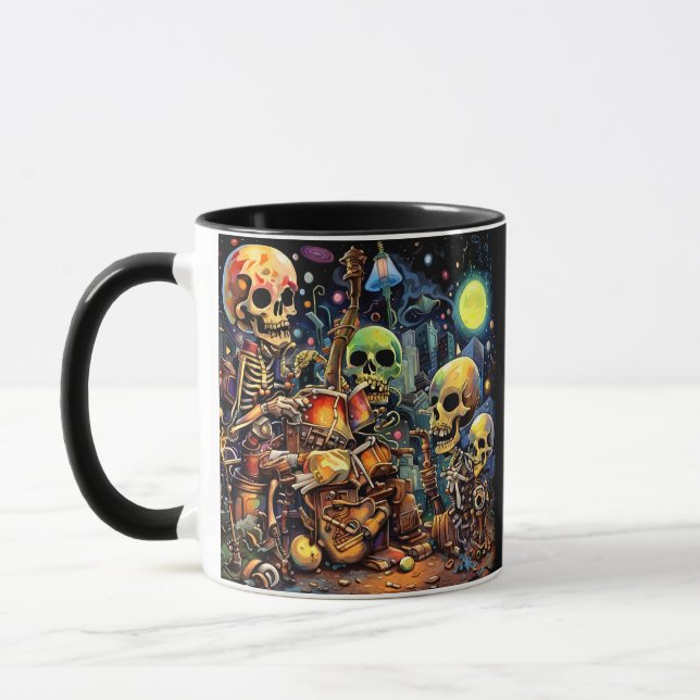 Surreal Skeletons I Mugg (Vänster)