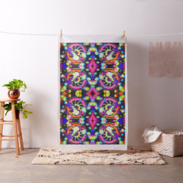 Surreal Spiral Fabric Tyg
