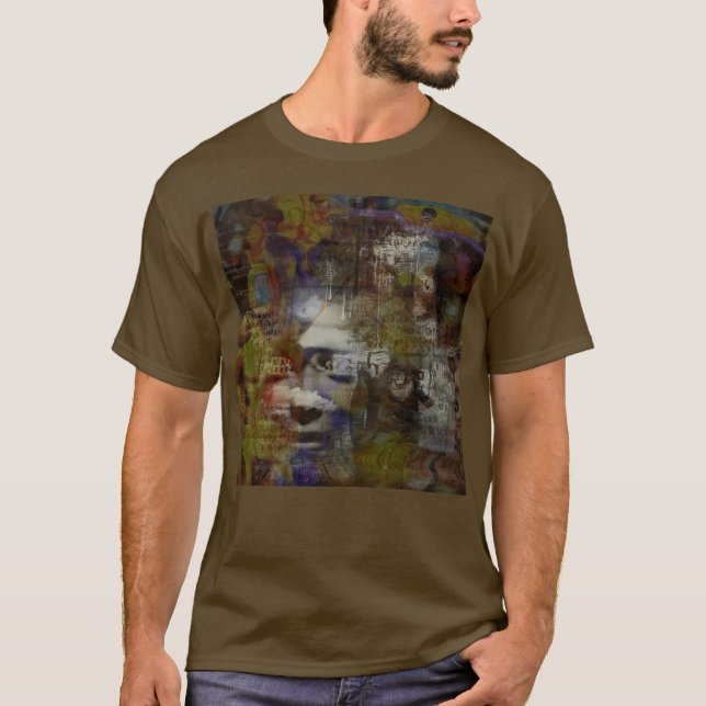 Surreal spökmask t shirt (Framsida)
