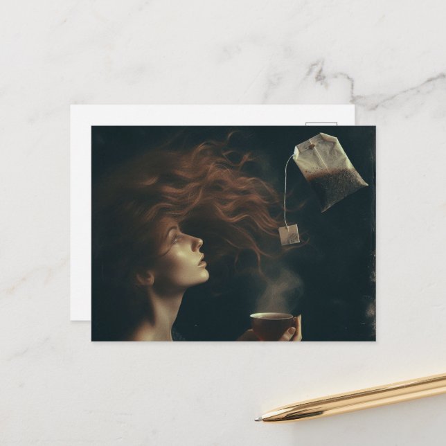 Surreal Teatime Vykort (Fram/Back In Situ)