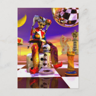 Surreal tid av Lenny metafysisk konst Vykort