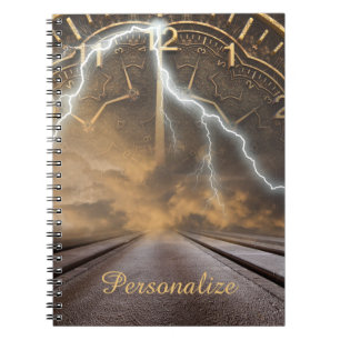 Surreal Time är en Illusion Personalize Anteckningsbok