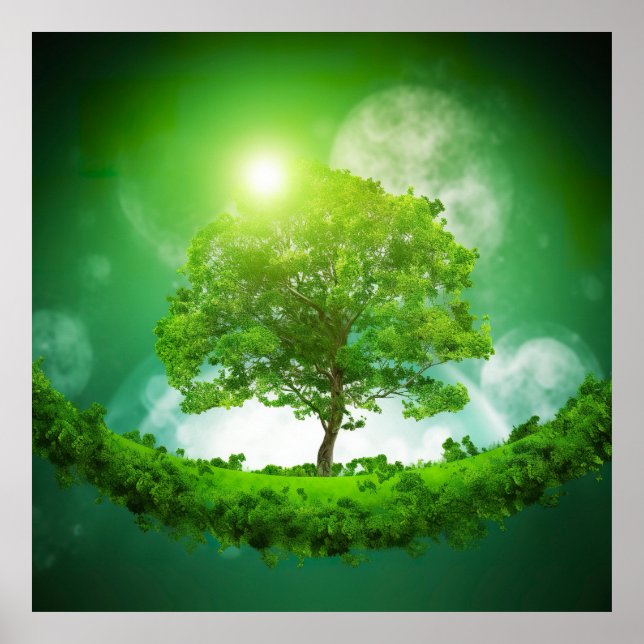 Surreal Träd Poster (Framsidan)