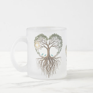 Surreal Unconditional Love Frosted Glass Mug Frostad Glasmugg