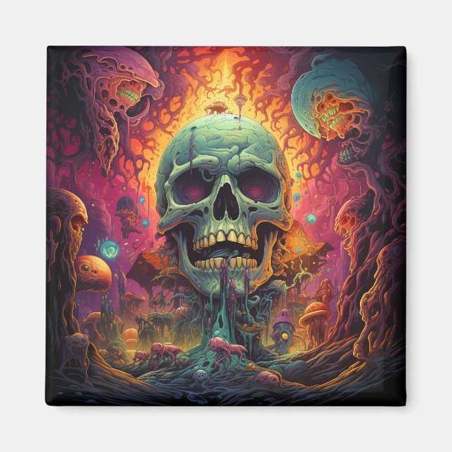 Surreal värld magnet (Framsidan)