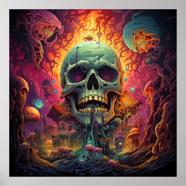 Surreal värld poster (Framsidan)