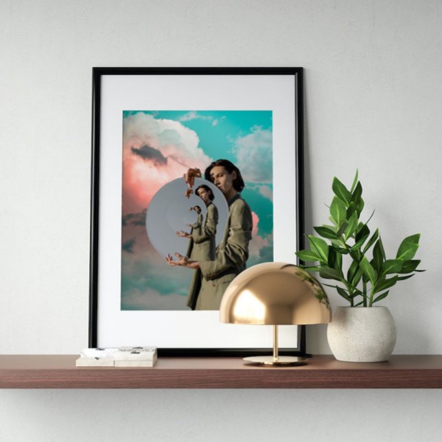 Surreal vintage tokig konst poster (Skapare uppladdad)