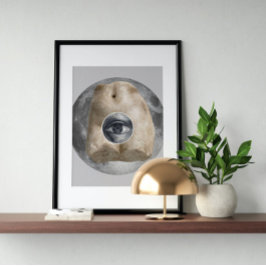 Surreal vintage tokig konst poster